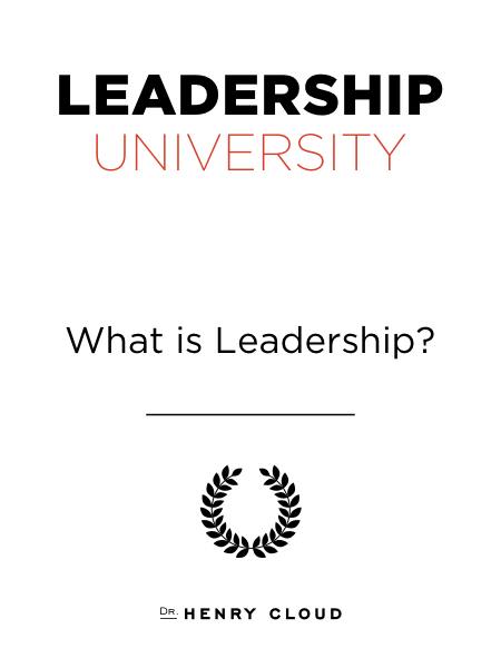 Leadership University - What Is Leadership? - Standalone Module