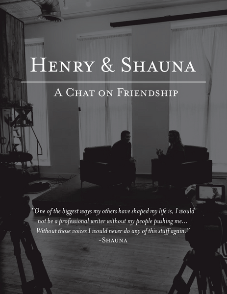 FREE CONTENT - Magazine Featuring my chat on Friendship with Shauna Niequist